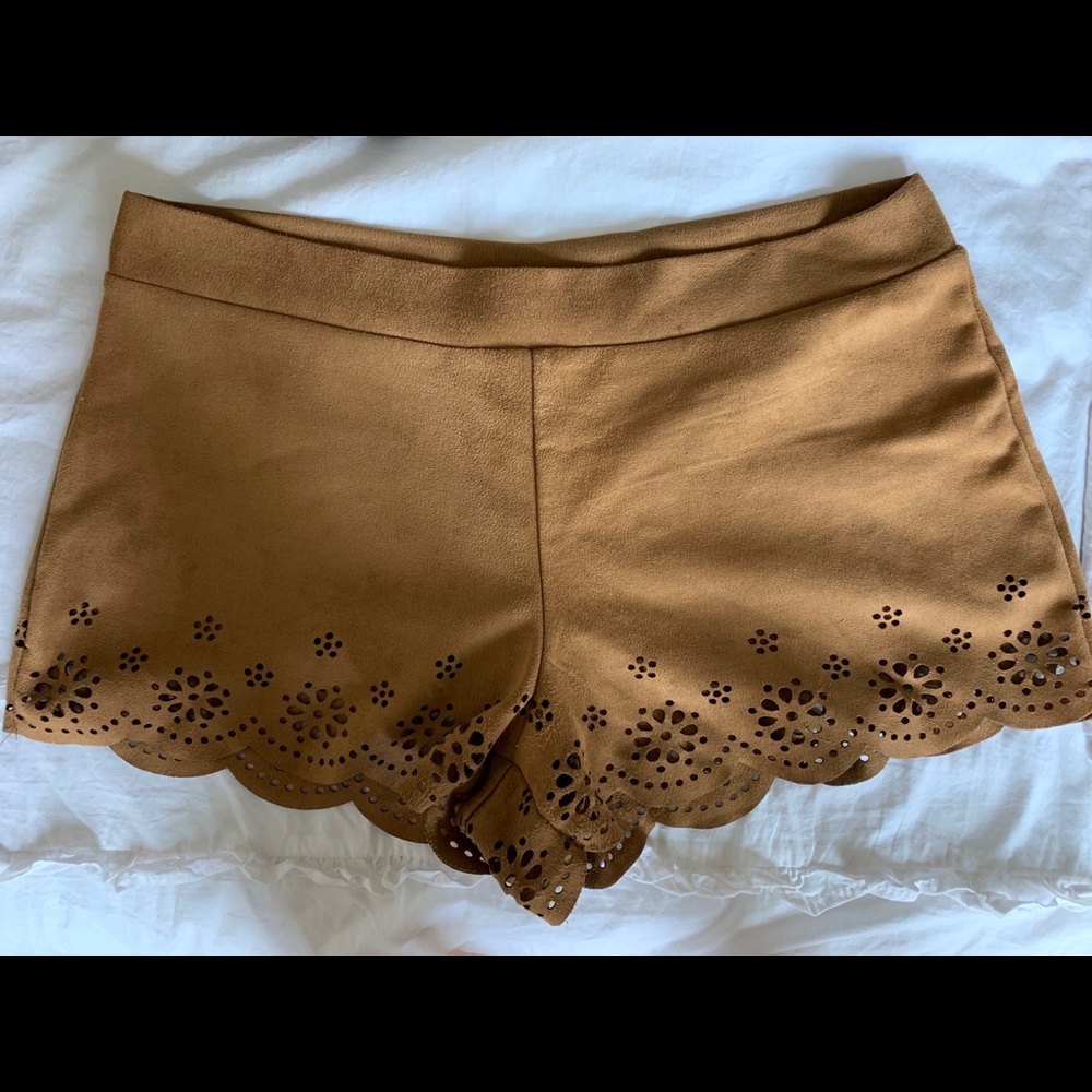 Brown Suede Shorts | Full Tilt